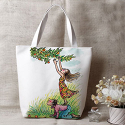 canvas printed bag